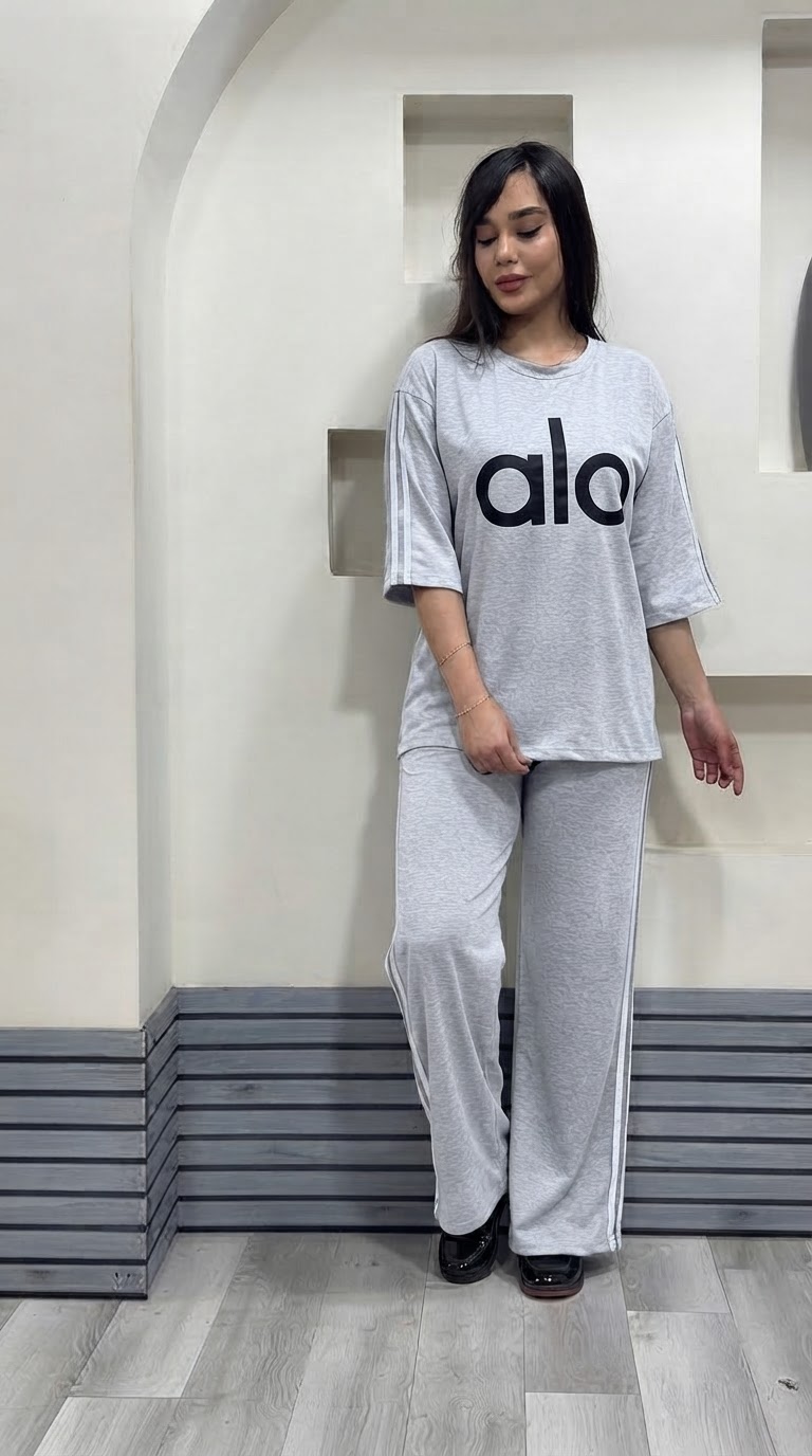 ست تیشرت وشلوار زنانه alo